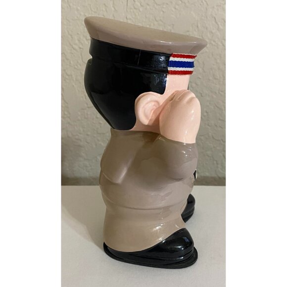 Commando Men Sailor Ceramic Figurine Piggy Bank Uniform Foreign - Picture 4 of 6